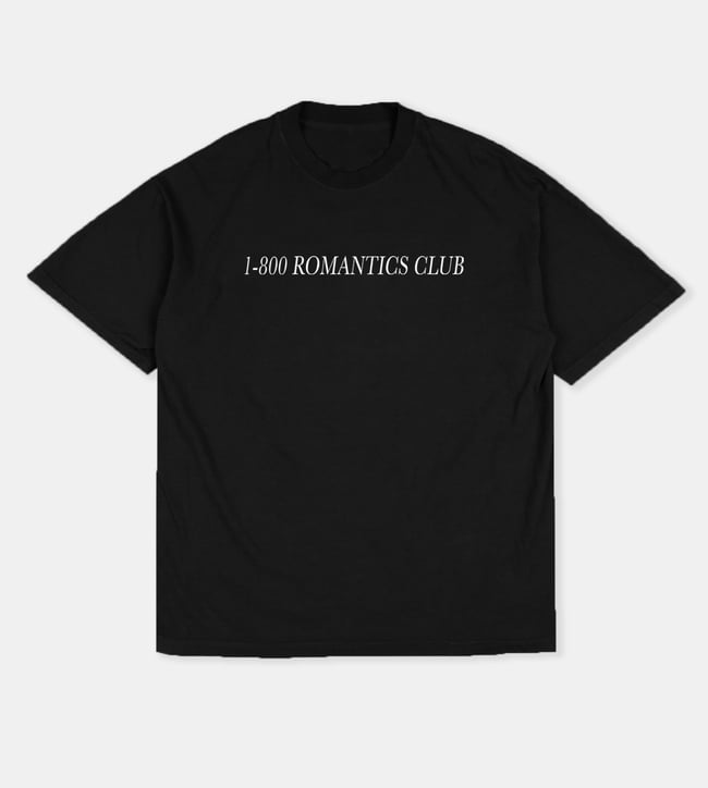 1800-Romantics Club Black Tee
