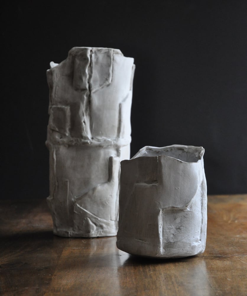 Image of Vessel Abstraction Sculptural Vase Set