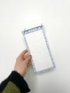 Plantable Notepad - Seed Paper List Pad - Blue Floral