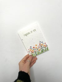 Image 1 of Plantable Seed Card - Thinking of You