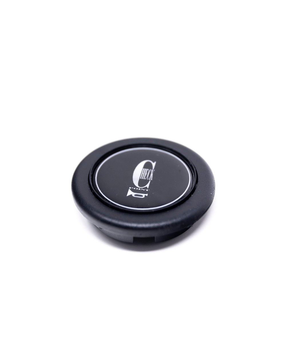 CHECKPOINT Vintage Style Horn Button (Silver)