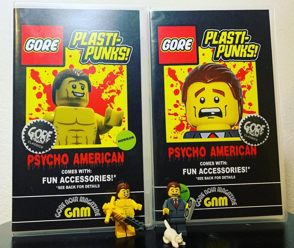 Image of Psycho American Plasti-Punks Minifigs in VHS CASE! Limited Edition