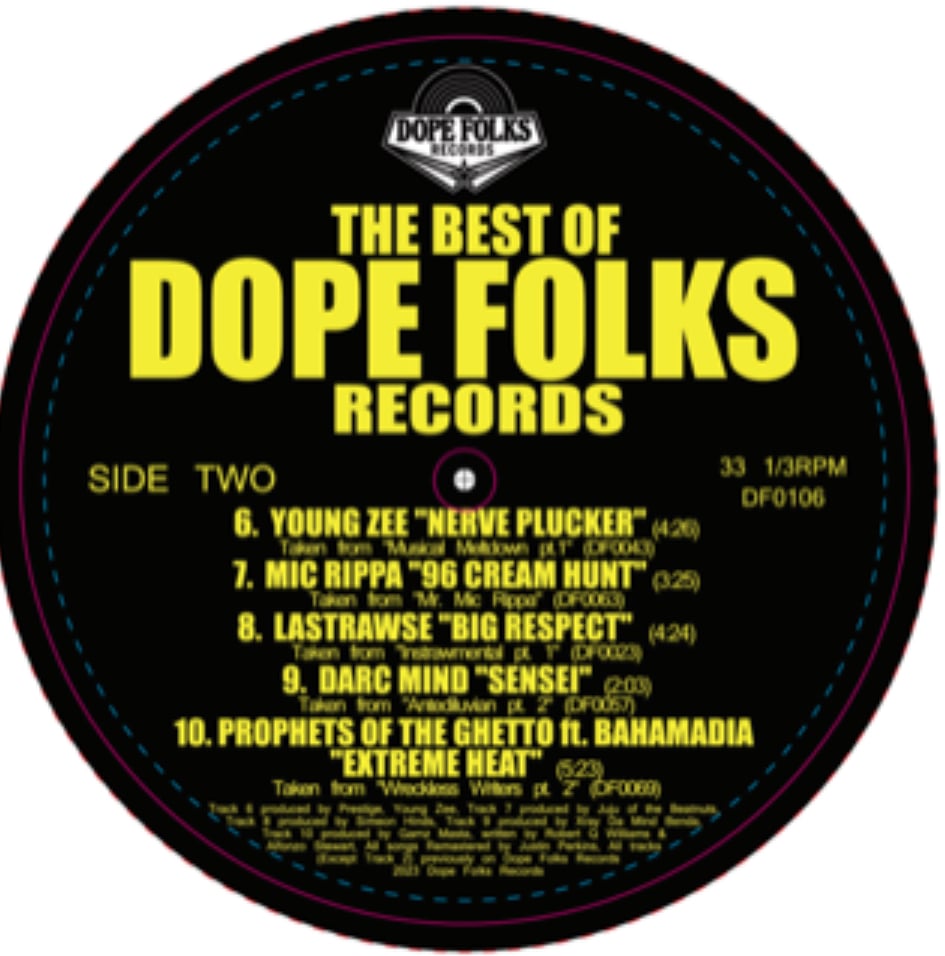 The Best of Dope Folks Records LP