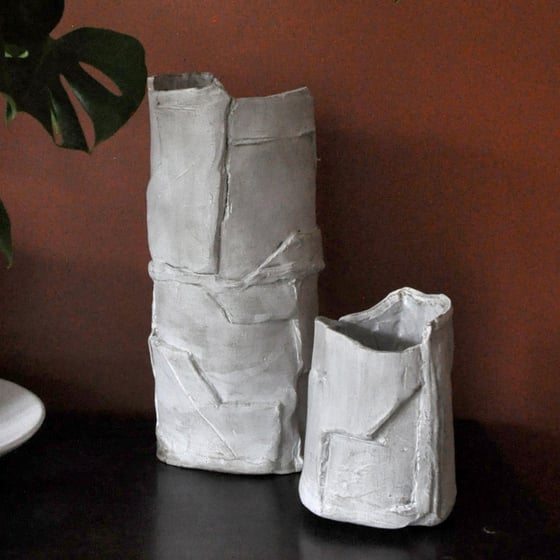 Image of Vessel Abstraction Sculptural Vase Set