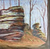 Jägerstein Rocks Painting 30x30cm