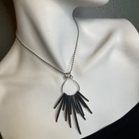 Image 1 of SPIRIT | Teardrop Necklace-Adjustable Stainless Ball Chain