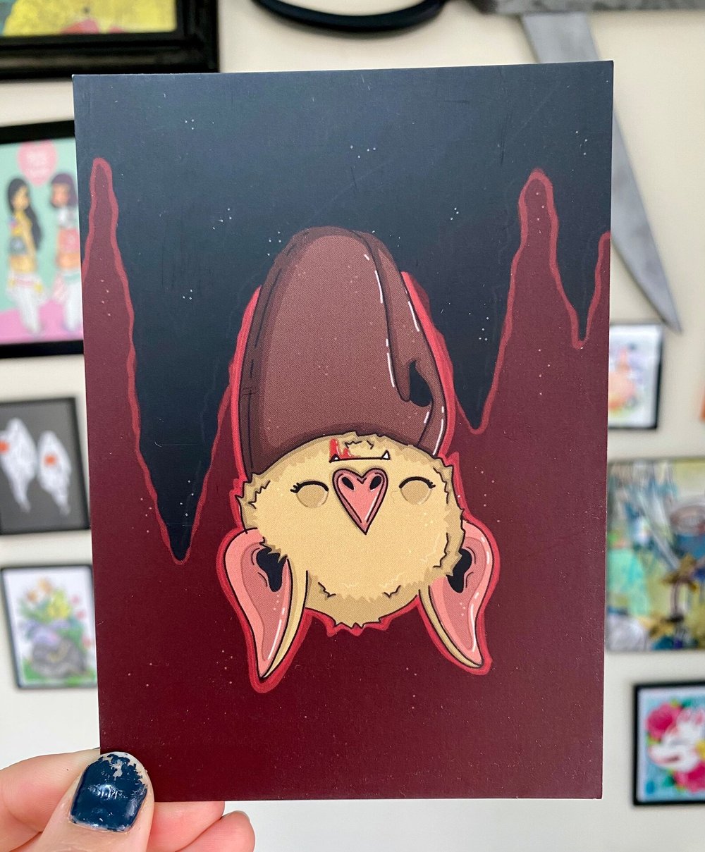 Bat Postcard Print