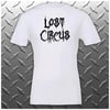 OFFICIAL - LOST CIRCUS - "LC" BLACK - WHITE - RED LOGO SHIRT 