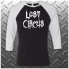 OFFICIAL - LOST CIRCUS - 3/4 SLEEVE "LC" LOGO SHIRT