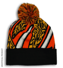 94/96 'The Goalie' Bobble Hat (Orange) Without Embroidery