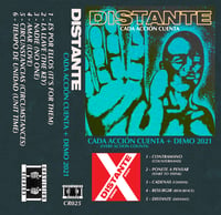 Image 1 of CR025: Distante 'Every Action Counts'/ 'Demo 2021' Cassette