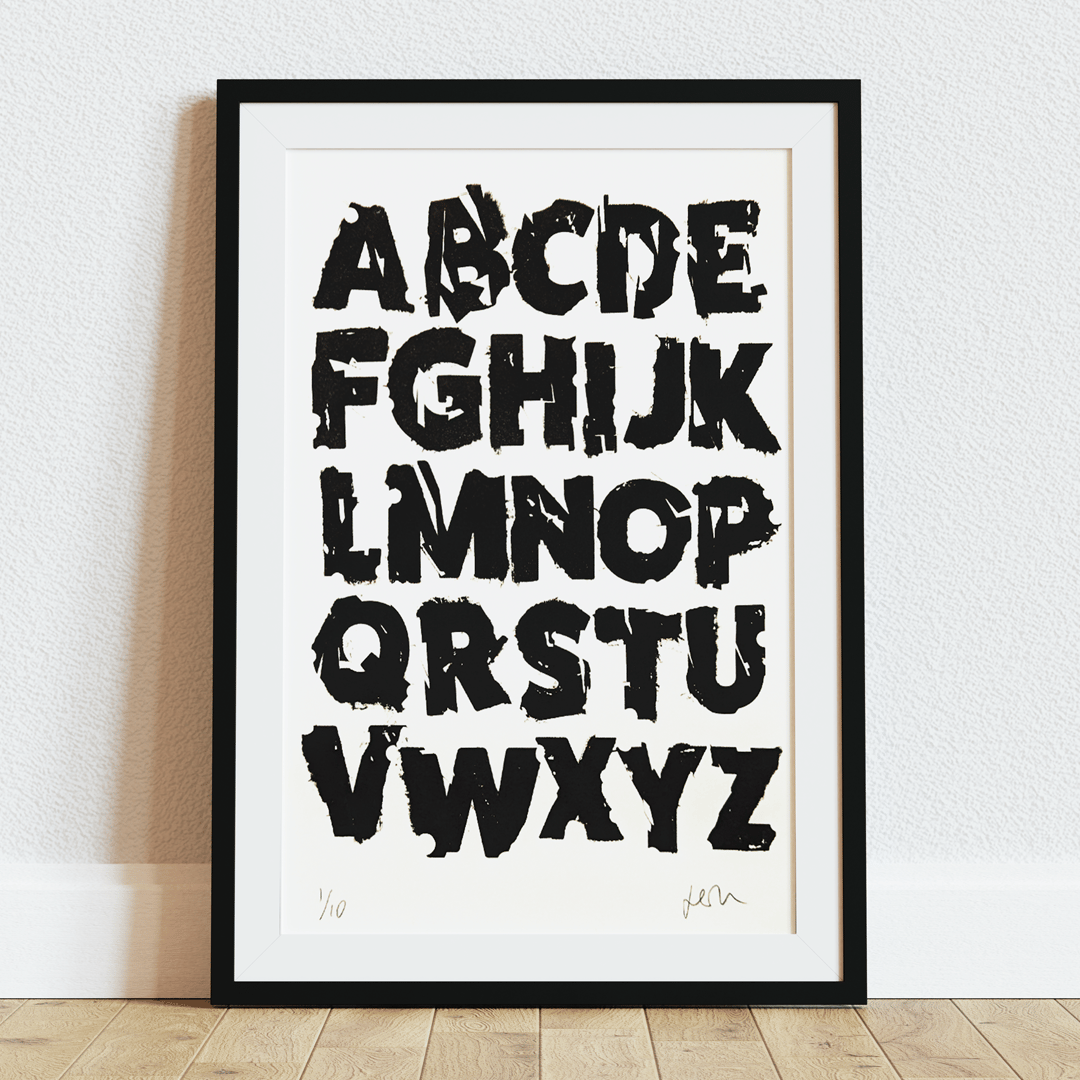 RANDO TYPO Screen Print LTD ED of 10 | Scanner Daddy