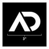 AD Logo 3" Decal