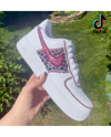 Pink Leopard AF1s *AS SEEN ON TIKTOK*
