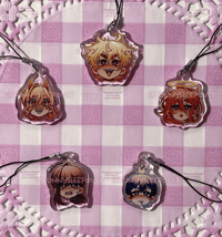 Image 1 of Chainsaw Man Phone charms/keychains ! 