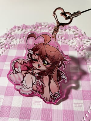 Image of Bunnysleepover Original Character Keychain