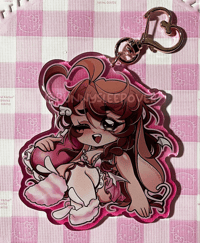 Image 1 of Bunnysleepover Original Character Keychain