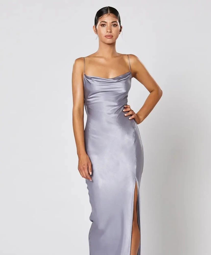 Image of Cheri dress. Steel. By Winona Australia.