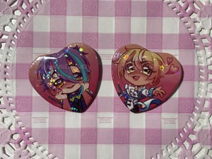 Image of Project Sekai Wonderland x Showtime Star Sparkle Holographic Button