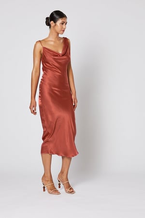 Image of CARA dress. Copper. By WINONA Australia.