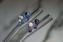 Opal Turtle Glass Straw 