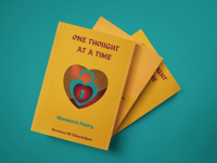 Image 1 of **FULL COLOR** Interactive "One Thought at a Time - Monostich Poetry" Book