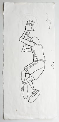 Image 1 of JENKINS ARCHIVE ART: Original Ink Test:  Rudy Johnson