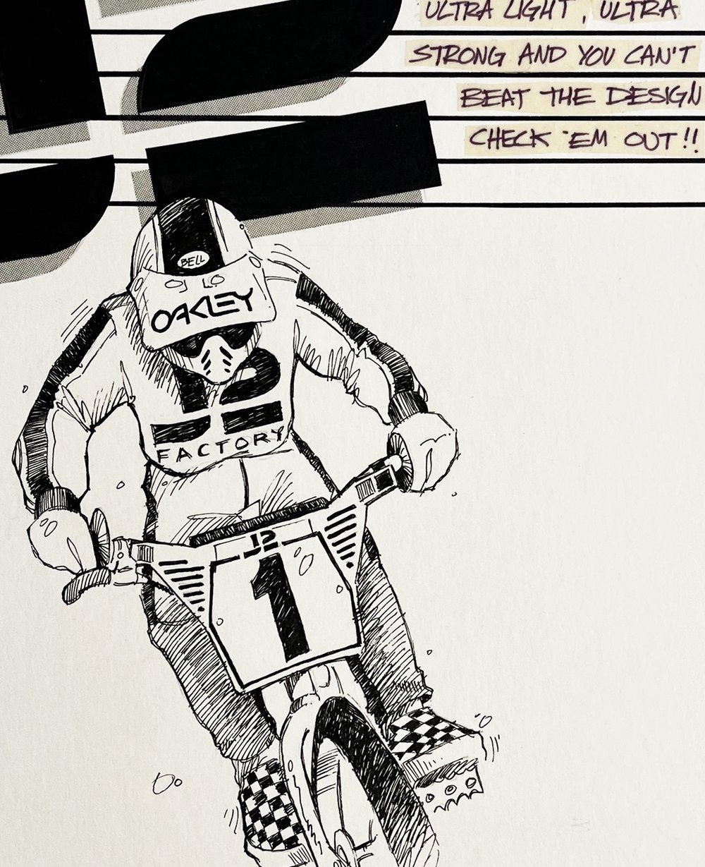 Image of JENKINS ARCHIVE ART: Original Mechanical: J2 BMX Panels