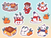 Snowy Day Stickers