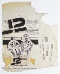 Image 1 of JENKINS ART ARCHIVE: Original Marker Drawing: J2 BMX Panels