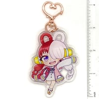 Image 2 of Red Singer 2.5 Inch Double sided Keychain