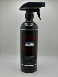 High gloss spray wax 