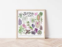 Image 4 of Pink Plants Poster