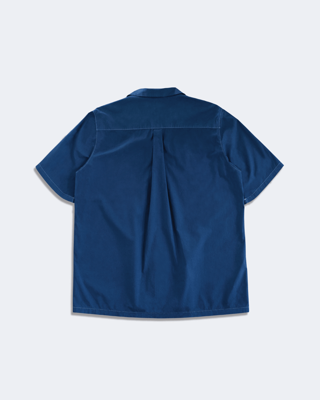 CONTRAST STITCH SHIRT // NAVY <p><del>$80.00</del> 