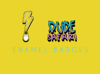 2 x DUDE SAFARI ENAMEL BADGES