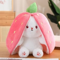 Happy Bunny Reversible Plushy