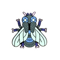 Image 1 of Pin's MOUCHE (GLOW IN THE DARK !)