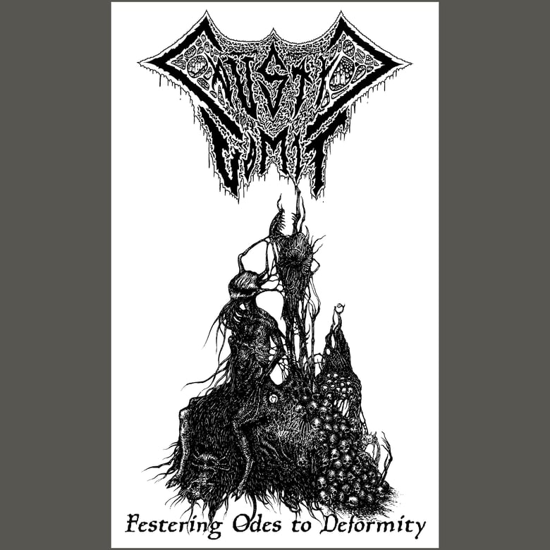 Image of  Caustic Vomit " Festering Odes To Deformity " Flag / Banner / Tapestry 