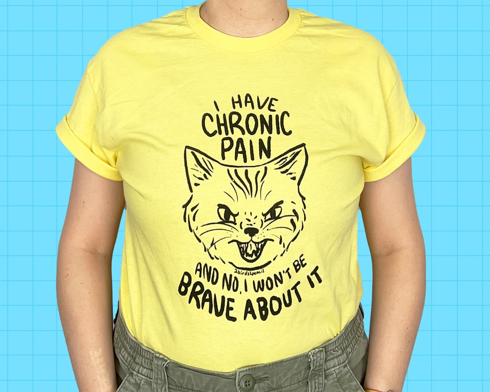 Image of Chronic pain cat shirt