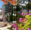Aqua Drop Earrings 14KGF