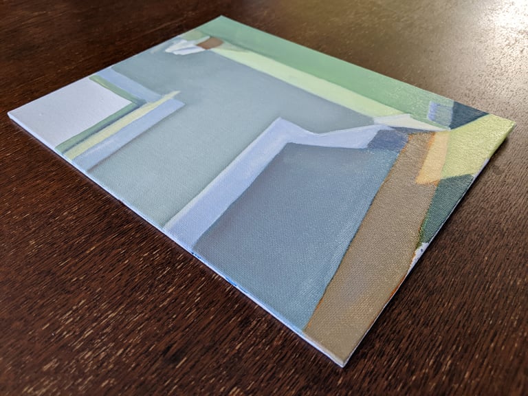 Staircase Landing (Blue Green) Image 2
