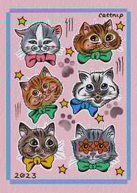 A4 Kitschy Kat Print