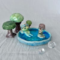 Image 1 of Kappa and Frog in Backflow Incense Onsen