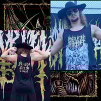 Corrupted Saint Gold Logo Tank Tops