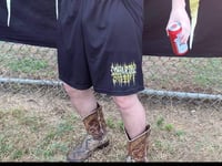 Corrupted Saint Gold Logo Shorts