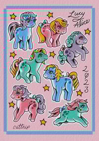 A4 Pony Print 