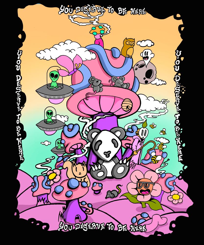 Image of Earth Day Is Everyday  2023 (Pink Tie Dye Tee)