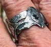 Rustic Royal! ~ One of a Kind Fused Sterling Ring Band