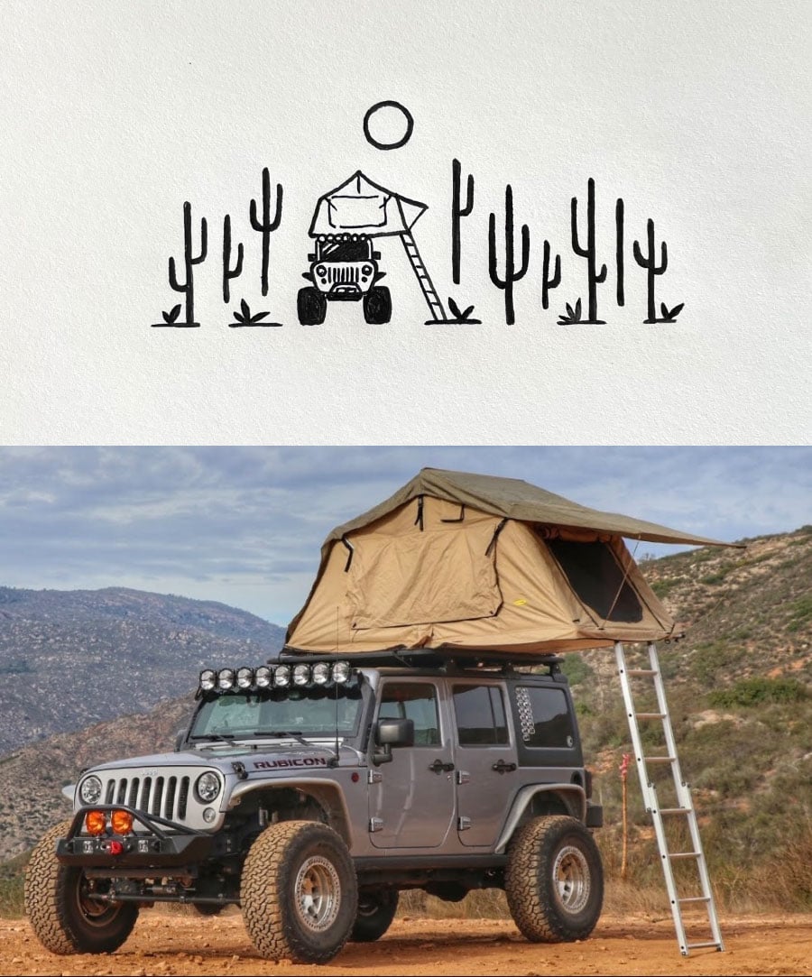 Custom Camp or Cabin Illustration