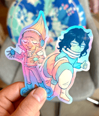 Image 1 of Trans Erasermic Stickers